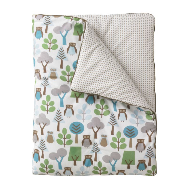 Tapis de jeu réversible hiboux 